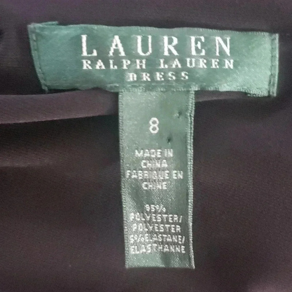 Ralph Lauren Black Classic Minimalist Knit Slip-On Soft Stretch Midi Dress - Picture 3 of 6